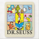 Dr. Seuss | Stories Graphic Mouse Pad<br><div class="desc">Check out this fun graphic featuring several Dr. Seuss stories in a colourful grid!</div>