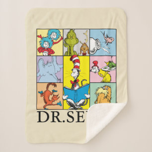 Dr. Seuss   Stories Graphic Sherpa Blanket