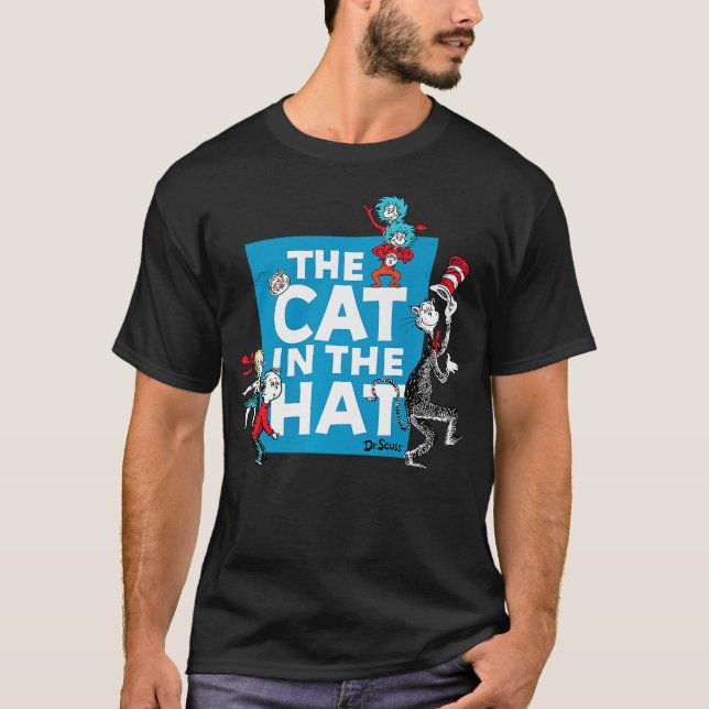 Dr. Seuss The Cat in the Hat Characters T-Shirt (Front)