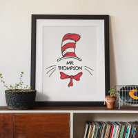Dr. Seuss | The Cat in the Hat Custom Teacher Name