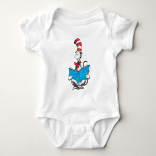 Dr. Seuss   The Cat in the Hat - Reading Baby Bodysuit
