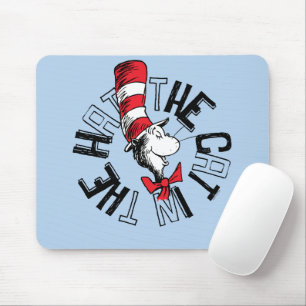 Dr. Seuss   The Cat in the Hat Round Art Mouse Pad