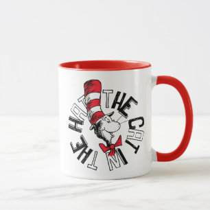 Dr. Seuss   The Cat in the Hat Round Art Mug