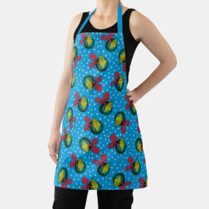 Dr. Seuss   The Grinch   Christmas Wreath Pattern Apron