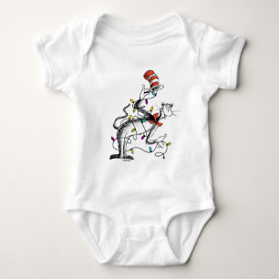Dr. Seuss   The Grinch   Mischievous Cat in the Ha Baby Bodysuit
