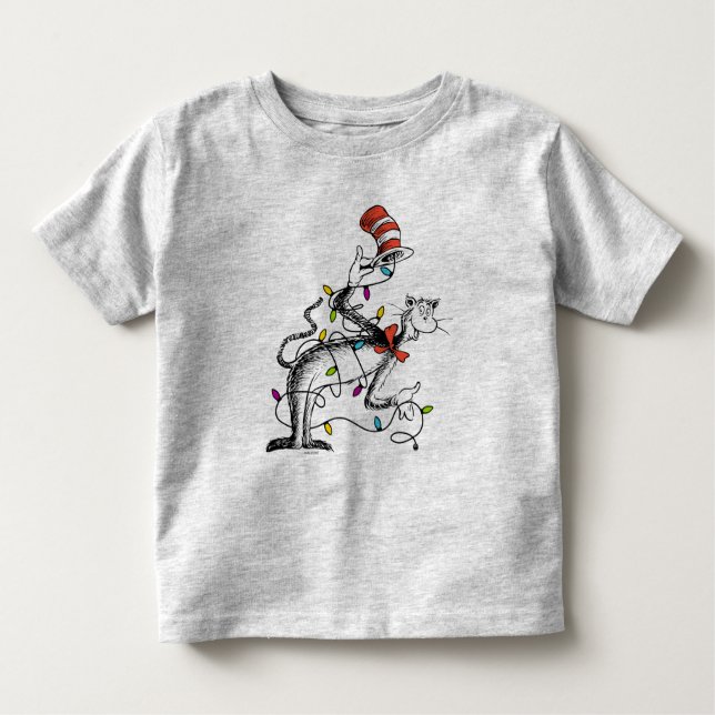 Dr. Seuss | The Grinch | Mischievous Cat in the Ha Toddler T-Shirt (Front)