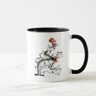 Dr Seuss The Grinch Mischievous Cat in the Hat Mug