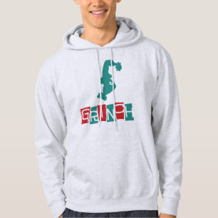 Dr. Seuss   The Grinch - Red & Green Hoodie