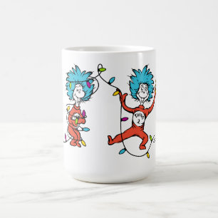 Dr. Seuss The Grinch Thing 1 & Thing 2 Dancing Coffee Mug