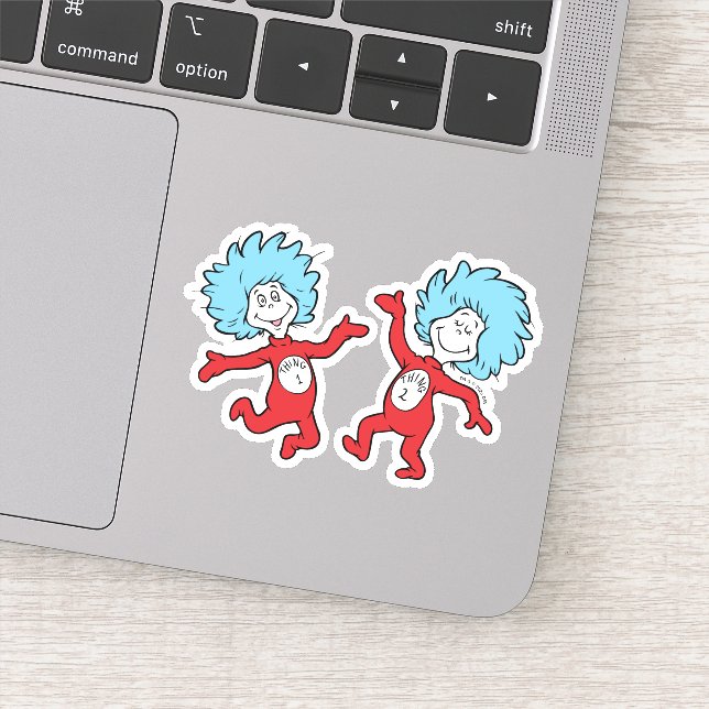 Dr. Seuss Thing 1 and Thing 2 Character (Detail)