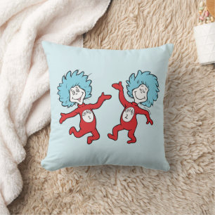 Dr. Seuss Thing 1 and Thing 2 Character Cushion
