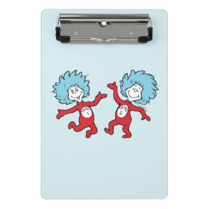 Dr. Seuss Thing 1 and Thing 2 Character Mini Clipboard