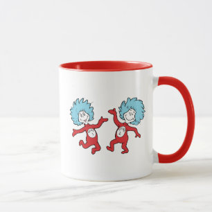 Dr. Seuss Thing 1 and Thing 2 Character Mug