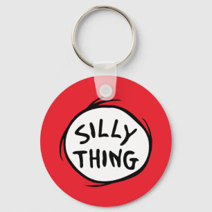 Dr. Seuss   Thing 1 Thing 2 - Silly Thing Key Ring