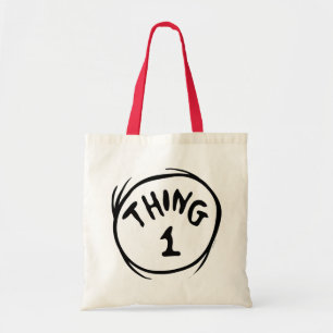 Dr. Seuss Thing 1 Thing 2 - Thing 1 Tote Bag