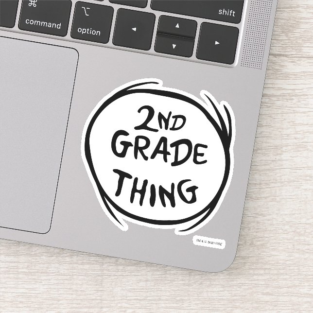 Dr. Seuss | Thing One Thing Two - 2nd Grade Thing (Detail)