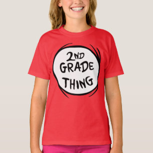 Dr. Seuss   Thing One Thing Two - 2nd Grade Thing T-Shirt