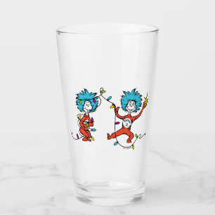 Dr. Seuss   Thing One & Thing Two Dancing Glass