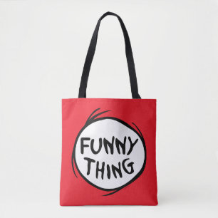 Dr. Seuss Thing One Thing Two - Funny Thing Tote Bag