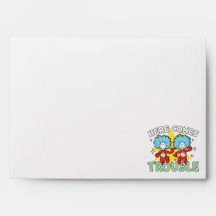 Dr. Seuss   Thing One Thing Two Here Comes Trouble Envelope