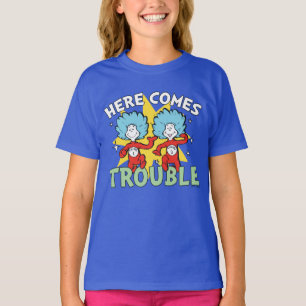 Dr. Seuss   Thing One Thing Two Here Comes Trouble T-Shirt