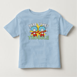 Dr. Seuss   Thing One Thing Two Here Comes Trouble Toddler T-Shirt