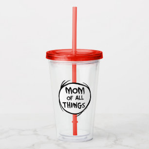 Dr. Seuss Thing One Thing Two - Mum of all Things Acrylic Tumbler