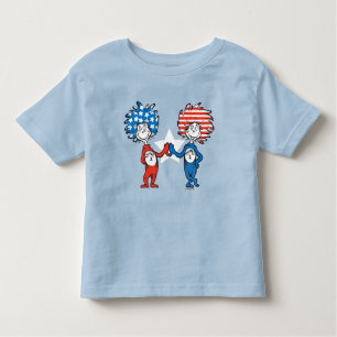 Dr. Seuss   Thing One Thing Two Patriotic Graphic Toddler T-Shirt