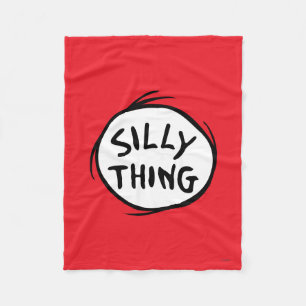Dr. Seuss   Thing One Thing Two - Silly Thing Fleece Blanket