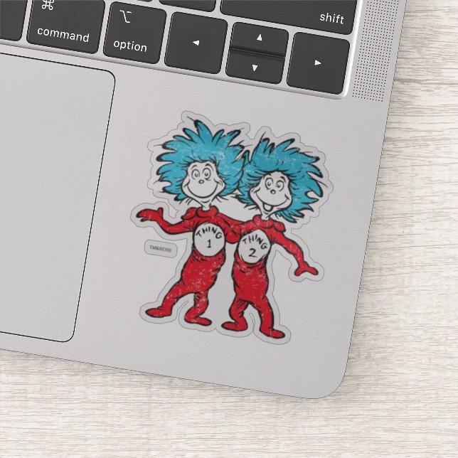 Dr. Seuss | Thing One, Thing Two Sitting (Detail)