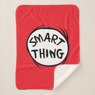Dr. Seuss   Thing One Thing Two - Smart Thing Sherpa Blanket