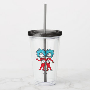 Dr. Seuss   Thing One Thing Two Standing Acrylic Tumbler