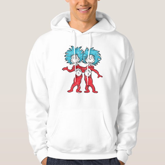 Dr. Seuss | Thing One Thing Two Standing Hoodie (Front)