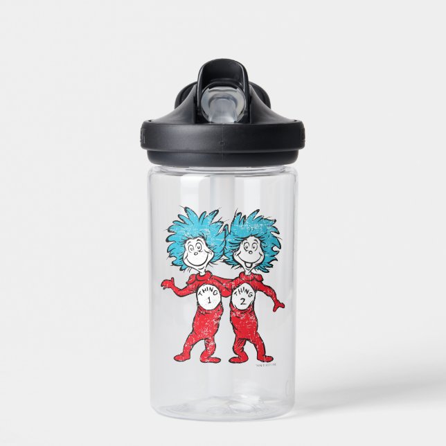 Dr. Seuss | Thing One Thing Two Standing Water Bottle (Front)