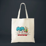 Dr. Seuss | Thing One Thing Two Teacher Name Tote Bag<br><div class="desc">This Dr. Seuss inspired graphic is the perfect gift for a Teacher of little Things! Personalise with a name using the template field provided.</div>