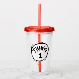 Dr. Seuss   Thing One Thing Two - Thing One Acrylic Tumbler