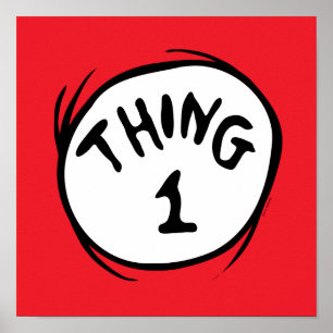 Dr. Seuss   Thing One Thing Two - Thing One Poster