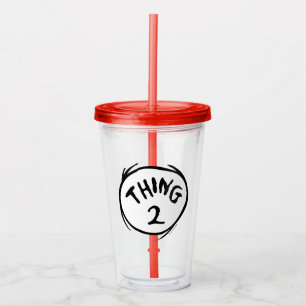 Dr. Seuss   Thing One Thing Two - Thing Two Acrylic Tumbler