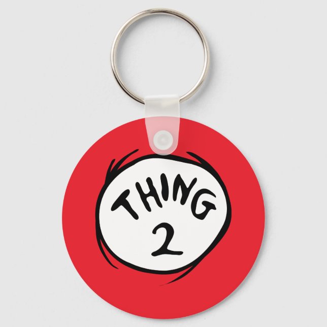 Dr. Seuss | Thing One Thing Two - Thing Two Key Ring (Front)