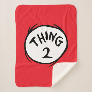 Dr. Seuss   Thing One Thing Two - Thing Two Sherpa Blanket