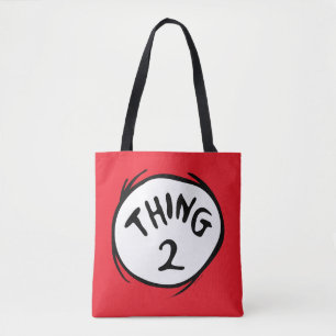 Dr. Seuss   Thing One Thing Two - Thing Two Tote Bag