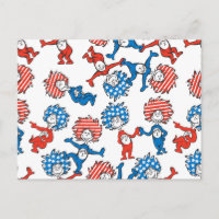 Dr. Seuss | Thing One Thing Two US Flag Pattern