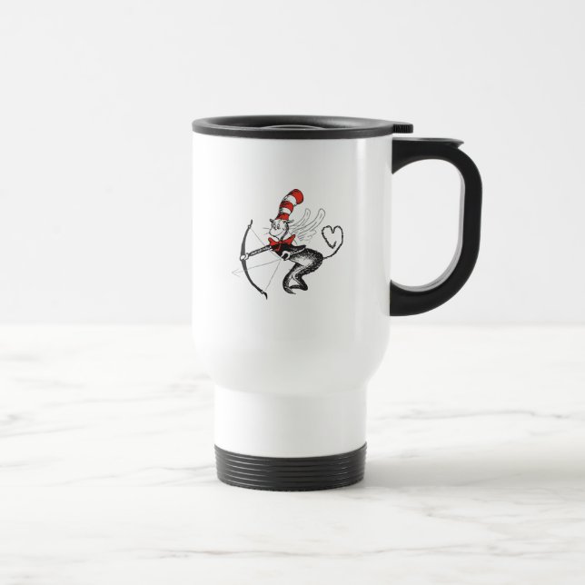 Dr. Seuss Valentine | Cat in the Hat Cupid Travel Mug (Right)