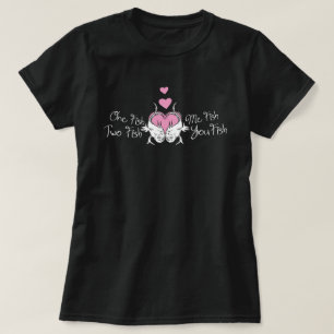 Dr. Seuss Valentine   One Fish Two Fish T-Shirt