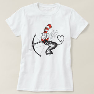 Dr. Seuss Valentine   The Cat in the Hat Cupid T-Shirt