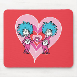 Dr. Seuss Valentine Thing One Thing Two Mouse Pad