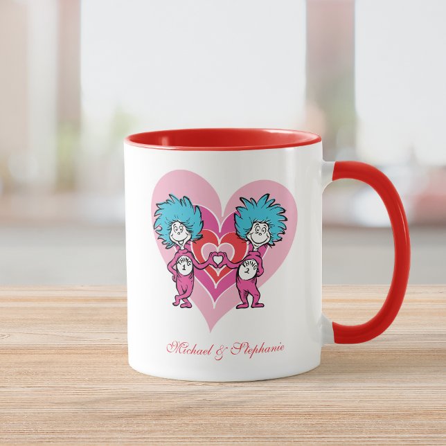 Dr. Seuss Valentine | Thing One Thing Two Mug (Creator Uploaded)