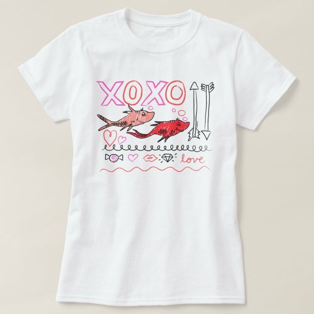 Dr. Seuss Valentine | XOXO Design T-Shirt (Design Front)