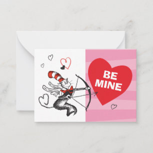 Dr. Seuss Valentine's Day   Be My Valentine Card