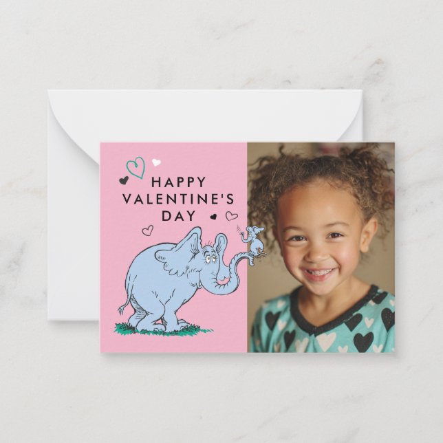 Dr. Seuss Valentine's Day | Horton Hears A Who Card (Front)